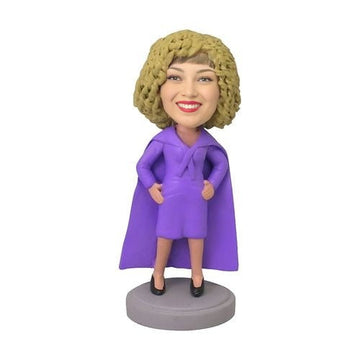 Super Fabulous Female Bobblehead– Handmade Personalized