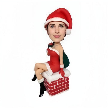 Christmas Series-Christmas Girl Custom Bobblehead