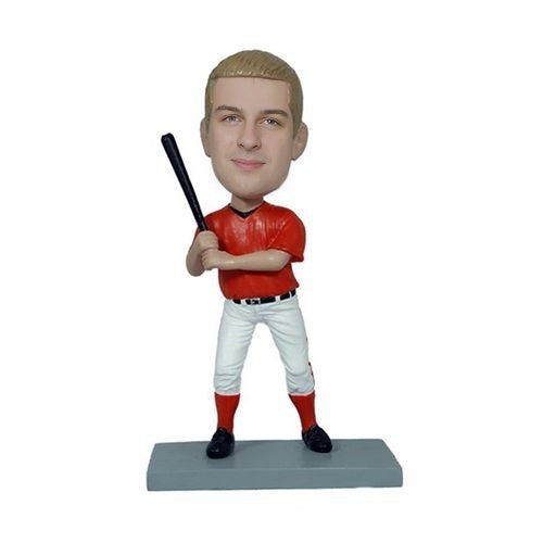 Right-handed baseball batter bobblehead- Handmade Personalized