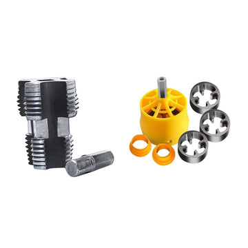 PVC Pipe Threading Tool Kit for Electric Drill – Universal Steel and Plastic Thread Tapping Bit Set, Your Ultimate Solution for Water Pipe Threading!