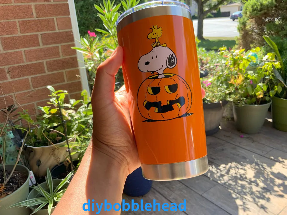 Snoopy Peanuts Halloween Season Stainless Steel Travel Mug