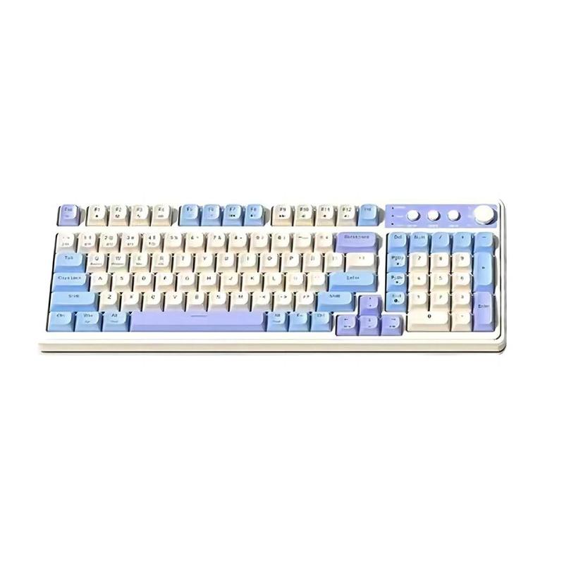 AULA S99 Membrane Keyboard, USB Charging 99 Keyboard with RGB, Ergonomic Design Keyboard, Comfortable Hand Gesture Keyboard