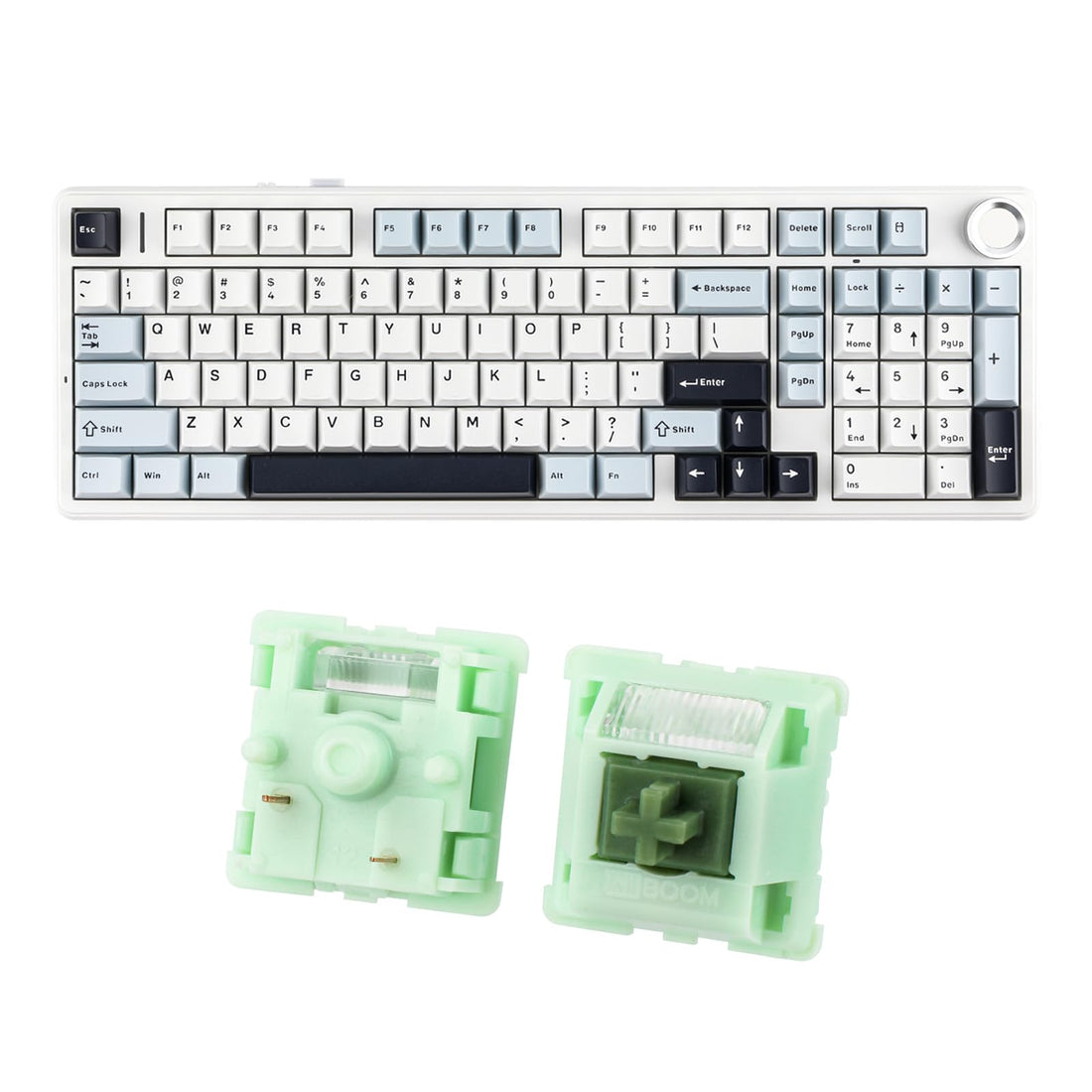 Aula F99 PRO 96% Mechanical Keyboard with 70 Pieces Matcha V2 Switches