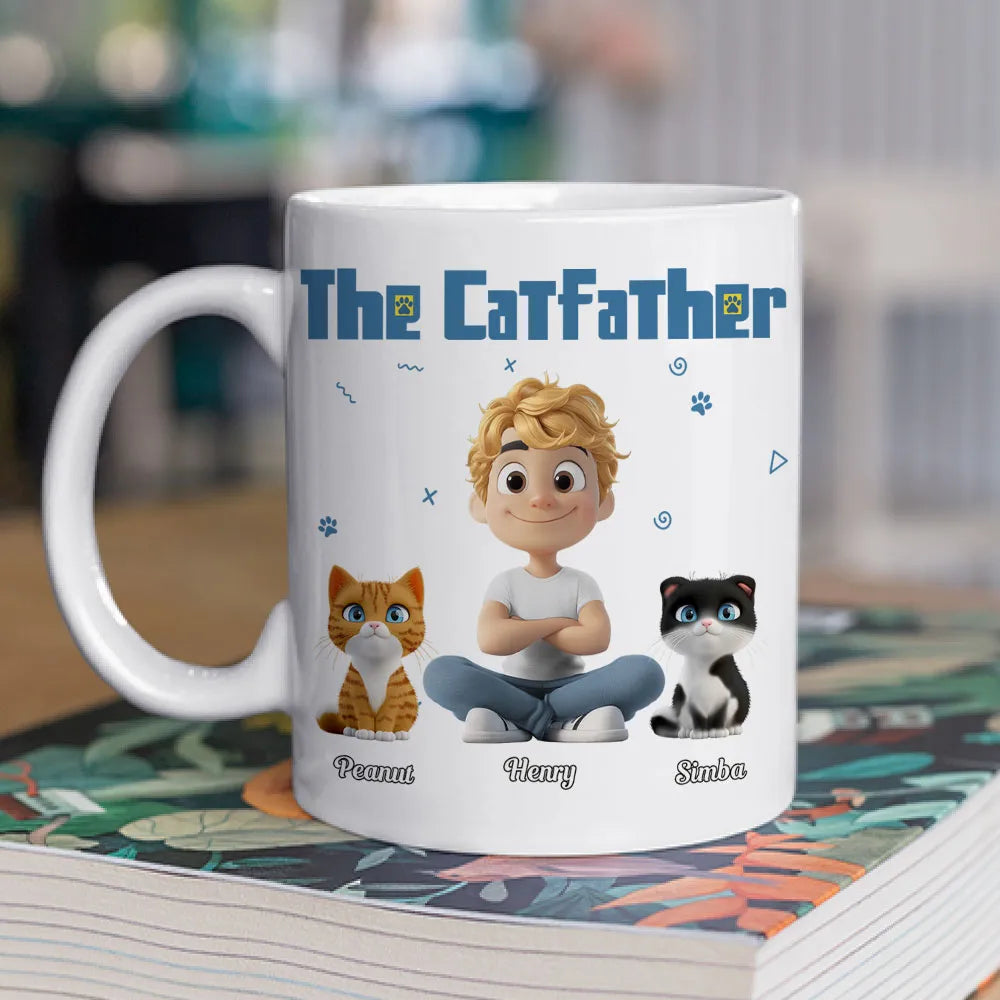 I Am The Catfather - Personalized Custom Coffee Mug