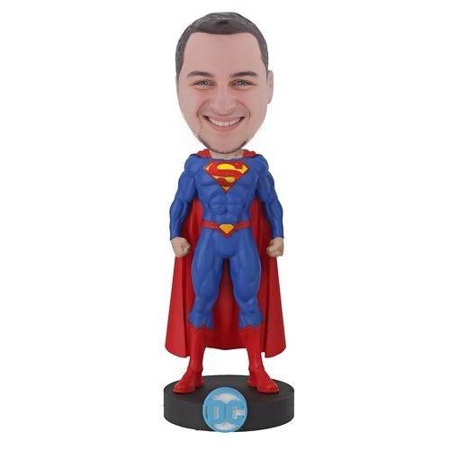 Superman Bobblehead- Handmade Personalized