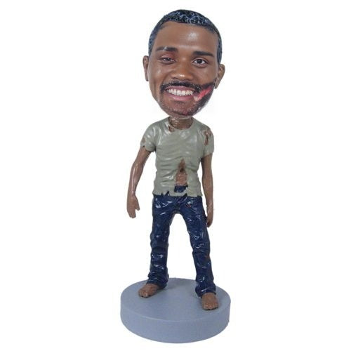 Male Zombie –Bobblehead – Handmade Personalized
