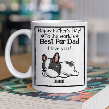 Best Dog Dad - Personalized Custom 3D Inflated Effect Mug