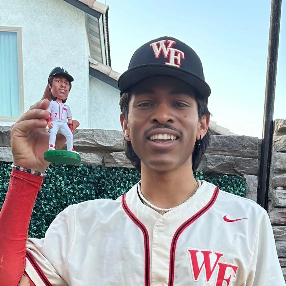 Doctor With Stethoscope Custom Bobbleheads With Engraved Text