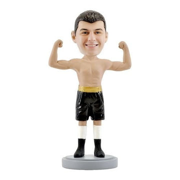 Male boxer bobblehead – Handmade Personalized