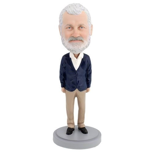 Senior Male –Bobblehead – Handmade Personalized